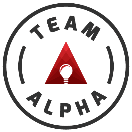 Team alpha logo